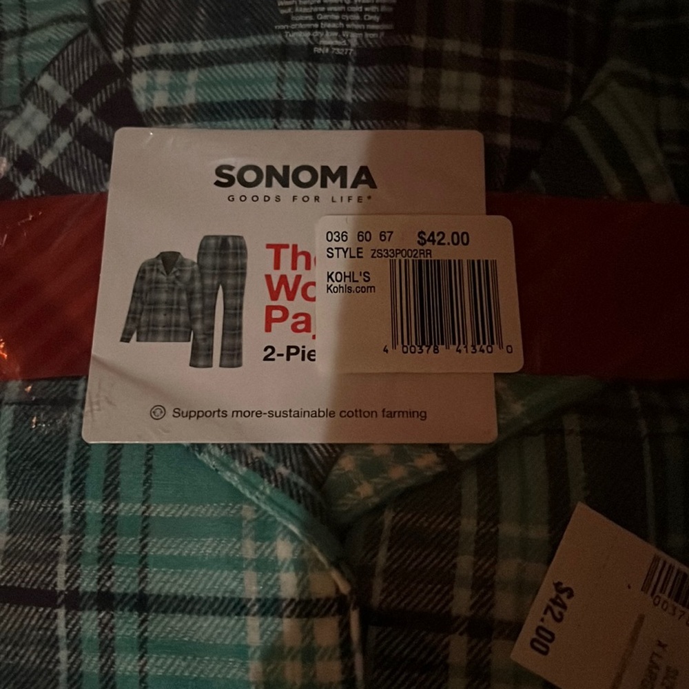 Sonoma Two Piece Pajamas